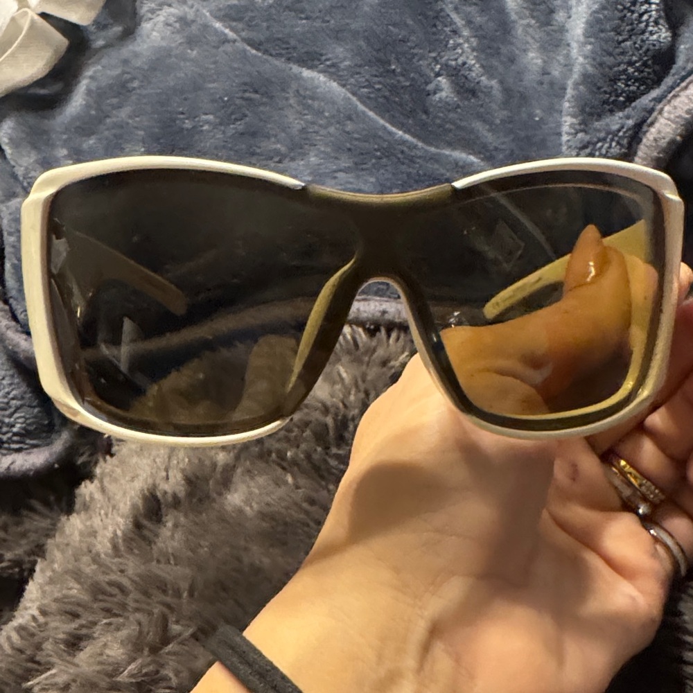 Dior Elegant White and Black Sunglasses - Picture 1 of 7